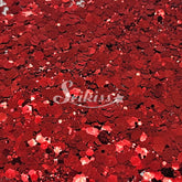 Red Dress Metallic Chunky Glitter - Red Glitter